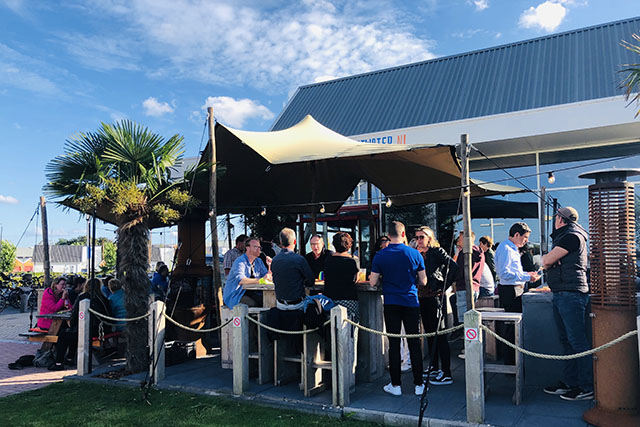 feestlocatie met terras