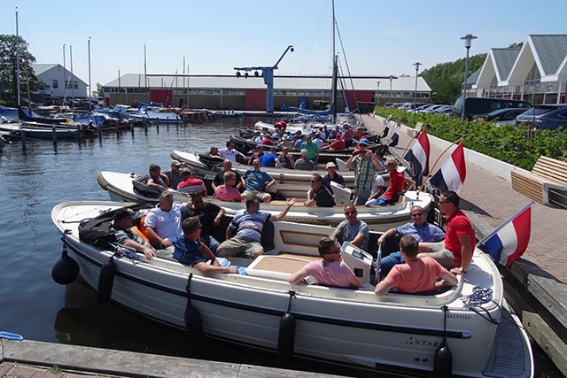 sloepvaren start bij Zeilschool Uitgeestermeer