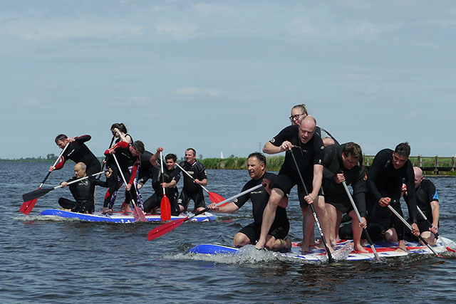 suppen op het Uitgeestermeer