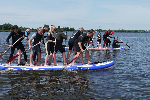 teamdag door de polder