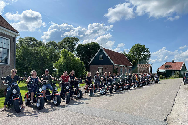 e-chopper tour met vrijgezellendag